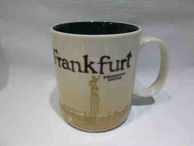 Starbucks FRANKFURT MUG Germany 2011 Global Series Fountain Justice Green - Sold on eBay Dec, 25th 2018 for $59.99