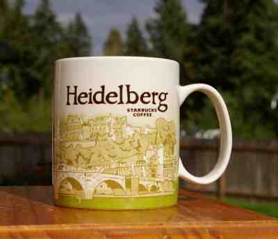 Starbucks Coffee Company 2016 Green Heidelberg Germany 16oz Mug Cup - Sold on eBay Jan, 31st 2019 for $46.00
