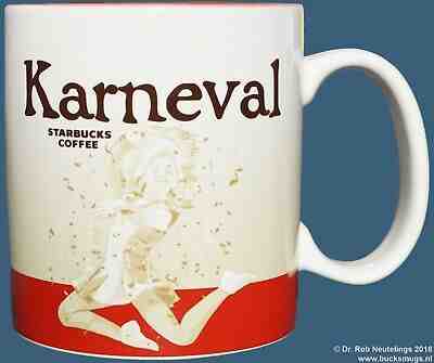 Starbucks Icon Mug Karneval 3 Germany with SKU - Sold on eBay Nov, 18th 2018 for $24.50