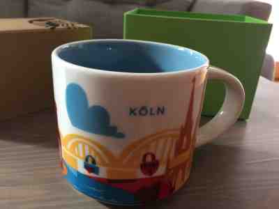 NIB~Starbucks YAH Mug Cologne (Koln) Germany In Box - Sold on eBay Dec, 8th 2018 for $24.99