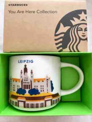 Starbucks Coffee 14oz Leipzig Germany  mug YAH YOU ARE HERE 2017 Cup NWT - Sold on eBay Nov, 21st 2018 for $29.95