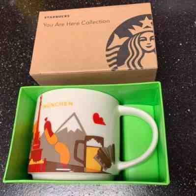NWT Starbucks MÜNCHEN MUNCHEN (MUNICH) Germany You Are Here YAH Collector Mug  - Sold on eBay Jan, 18th 2019 for $28.00