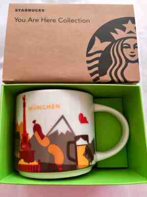 Starbucks Coffee 14oz Munich München Germany mug YAH YOU ARE HERE Cup NWT - Sold on eBay Feb, 9th 2019 for $27.95