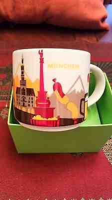 STARBUCKS ~ Munich ~ "You Are Here" Icon Mug (NEW) ~14 Oz USA NWT Germany - Sold on eBay Jan, 1st 2019 for $34.99