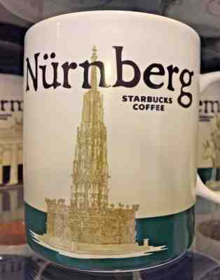 16oz Starbucks Coffee Global Icon Series City Mug Nurnberg Germany WITH SKU - Sold on eBay Feb, 13th 2019 for $22.50