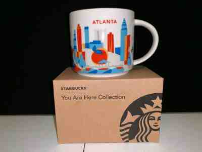 Starbucks You Are Here Series ATLANTA 14oz Ceramic Mug New In Box - Sold on eBay Feb, 12th 2019 for $12.00