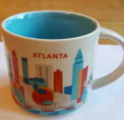Starbucks Atlanta Georgia Coffee Mug You are Here Collection 2015 - Sold on eBay Feb, 11th 2019 for $12.50