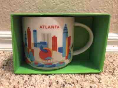 NEW Starbucks Atlanta You Are Here Limited Edition Coffee Mug 14oz - Sold on eBay Feb, 3rd 2019 for $14.00