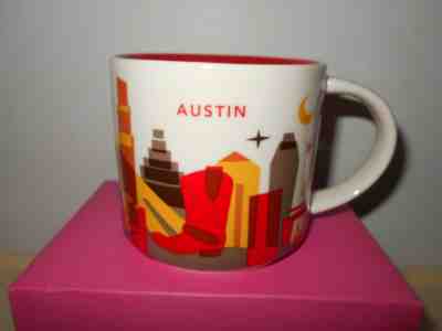 2015 STARBUCKS MINT! AUSTIN TEXAS FIRST ISSUE YOU ARE HERE COFFEE MUG - Sold on eBay Feb, 12th 2019 for $19.99