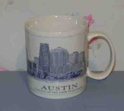 2008 Starbucks Austin Architecture Collector Series City Coffee Cup Mug 18 oz - Sold on eBay Feb, 6th 2019 for $22.98