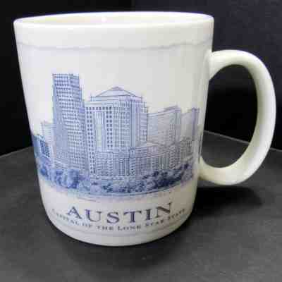 Starbucks 2007 Austin Architect Series Coffee Mug Tea Cup 18oz Skyline - Sold on eBay Jan, 31st 2019 for $20.00