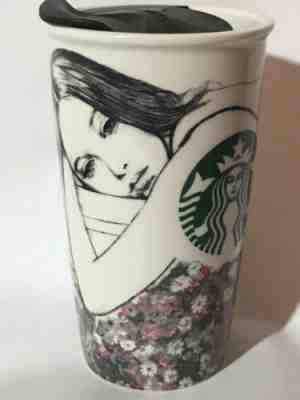 NICE RETIRED Starbucks Charlotte Ronson Tumbler Traveler Mug Cup Ceramic 2013 - Sold on eBay Feb, 13th 2019 for $62.95