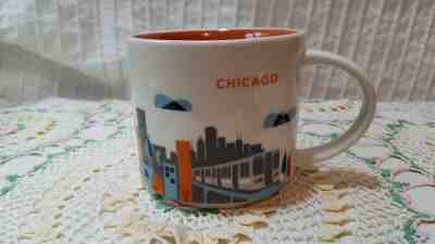 2012 Starbucks You Are Here Chicago Coffee/tea Mug - Sold on eBay Feb, 14th 2019 for $7.99