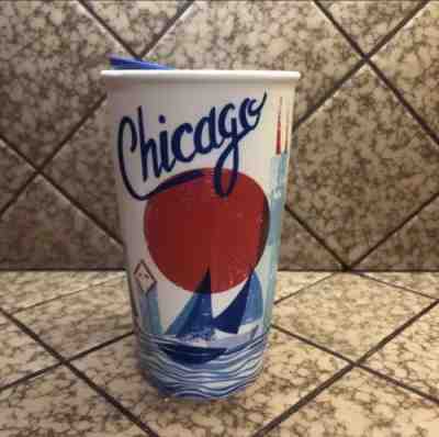 Starbucks Chicago Double Wall State Collectible Collectors Travel Tumbler w/Lid - Sold on eBay Feb, 12th 2019 for $18.50