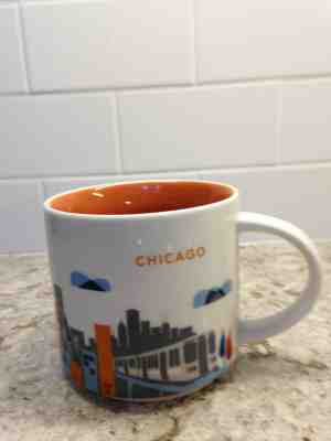 Starbucks 2013 'YOU ARE HERE' Chicago Collector Coffee  Mug - Sold on eBay Feb, 12th 2019 for $8.99