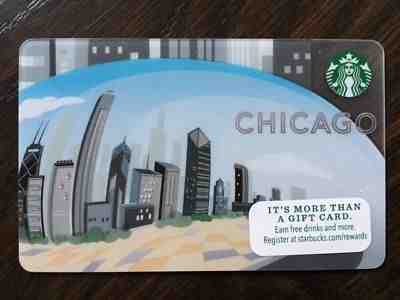 STARBUCKS 2014 CHICAGO BEAN - Gift Card - New - No Value - Sold on eBay Feb, 12th 2019 for $2.25