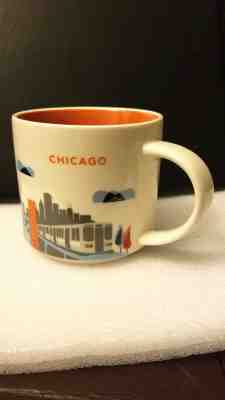 Starbucks Chicago YOU ARE HERE Collection 2013 cofee mug cup - Sold on eBay Feb, 11th 2019 for $15.00