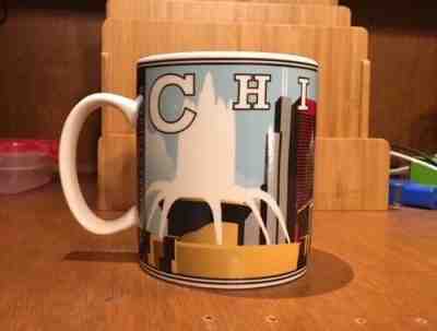 Starbucks CHICAGO Art Deco Mug: RARE! Brand New with Tag! - Sold on eBay Feb, 11th 2019 for $24.95