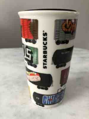Starbucks Chicago Limited Edition Ceramic Coffe Tumbler 12oz NEW - Sold on eBay Feb, 11th 2019 for $25.00