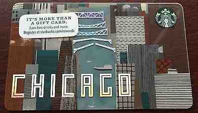 NEW!!  STARBUCKS 2016 CITY GIFT CARD: CHICAGO RIVER - RARE - $0 VALUE - Sold on eBay Feb, 10th 2019 for $2.45