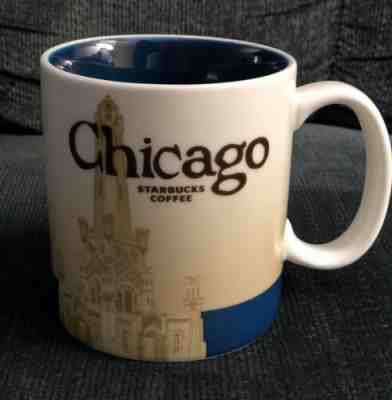 Starbucks Coffee Chicago Collector Series Mug Cup 2009 16fl oz - Sold on eBay Feb, 9th 2019 for $10.00