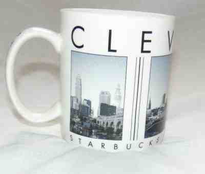 Starbucks Collectible Coffee Mug Cup 2003 City Scene Series Cleveland Ohio - Sold on eBay Dec, 30th 2018 for $19.99