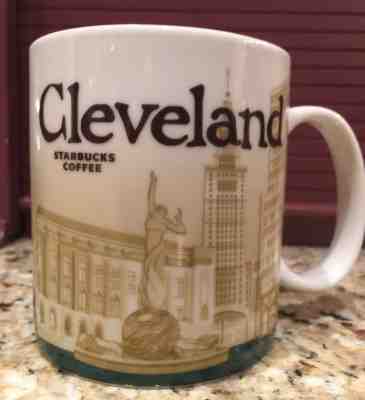 Starbucks Cleveland Coffee Mug Cup Collector City Series 16 oz 2009  - Sold on eBay Dec, 26th 2018 for $60.00
