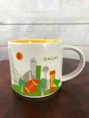 Starbucks Coffee Mug Dallas You Are Here Collection 2014 New 14 Ounces Ceramic - Sold on eBay Feb, 11th 2019 for $11.20