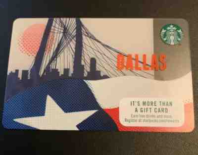 ULTRA Rare 2015 Starbucks "R" MARKER Gift Card - Dallas, Texas - #6140 - Sold on eBay Feb, 7th 2019 for $2.88