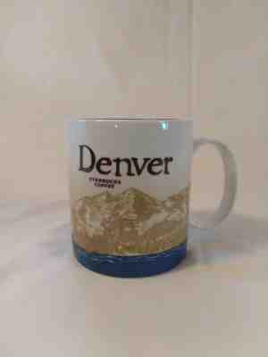 Starbucks Denver Coffee Cup Mug Global Icon Collector Series 16 oz 2009  - Sold on eBay Feb, 9th 2019 for $10.00