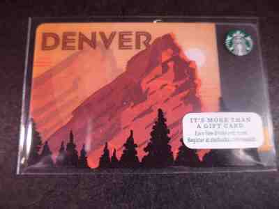 NEW Starbucks DENVER City card 2015, never swiped pins intact  - Sold on eBay Feb, 6th 2019 for $1.05