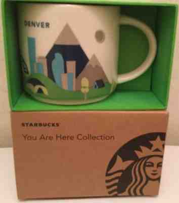 NEW - Starbucks Retired Denver Colorado “You Are Here” Mug 2016 14oz Coffee Cup - Sold on eBay Feb, 6th 2019 for $19.99