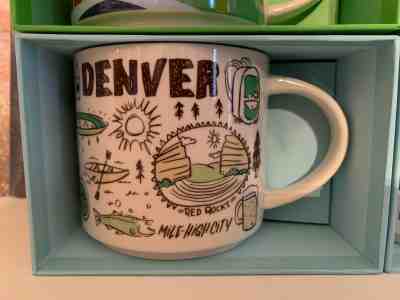 Denver CO Starbucks Been There New Series Mug Coffee Cup 14 oz - Sold on eBay Feb, 4th 2019 for $32.71