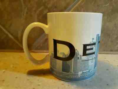 2002 Starbucks Barista Detroit "The Motor City" Mug/Cup Skyline Series - Sold on eBay Feb, 12th 2019 for $20.00