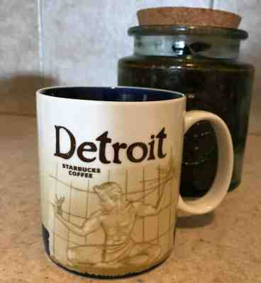 New Starbucks Detroit 16oz Coffee Mug City Series Collection - Sold on eBay Feb, 9th 2019 for $25.50