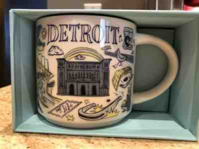 starbucks been there mug v1 Detroit , rare  - Sold on eBay Feb, 7th 2019 for $58.00