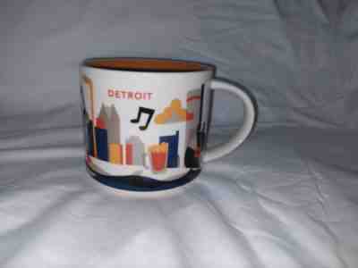 STARBUCKS YOU ARE HERE DETROIT MUG CUP 2017 *FAST SHIPPING* - Sold on eBay Feb, 3rd 2019 for $8.80