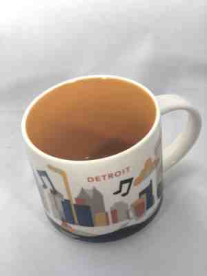 STARBUCKS City Scenes Series collectors mug - 2013 DETROIT 14 oz - Sold on eBay Jan, 27th 2019 for $6.99