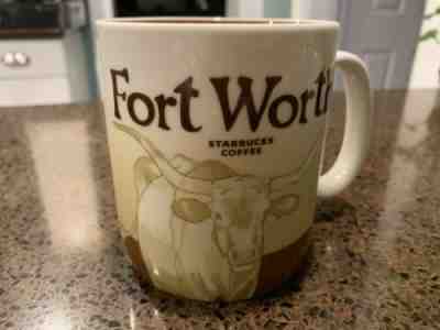  2011 Starbucks Global Icon Mug Fort Worth  City Mug RARE, VINTAGE City Mug - Sold on eBay Jan, 7th 2019 for $15.00
