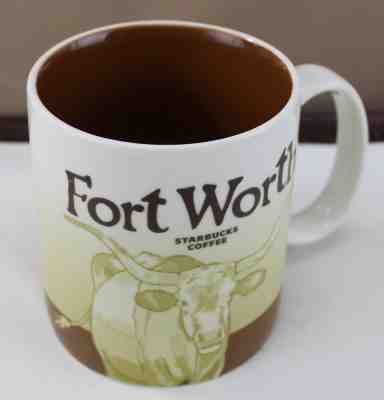 2008 Starbucks City Mug Collector Series Fort Worth 16oz Coffee Mug Cup BR/AC561 - Sold on eBay Jan, 6th 2019 for $49.99