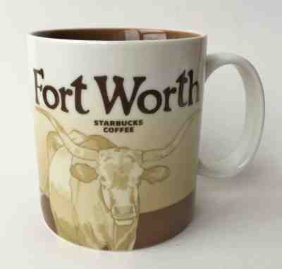 Starbucks Coffee 2009 Global Icon Series Fort Worth Texas Mug Cup 16fl oz Brown - Sold on eBay Jan, 5th 2019 for $67.50