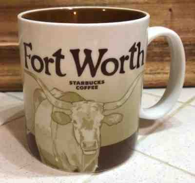 Starbucks 2011 Fort Worth Texas City Series Collector's Mug Longhorn Steer - Sold on eBay Jan, 4th 2019 for $49.95
