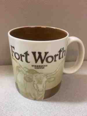 (2)Starbucks City Mug Collector Series Fort Worth & Austin Ceramic Coffee Mugs - Sold on eBay Dec, 22nd 2018 for $50.00