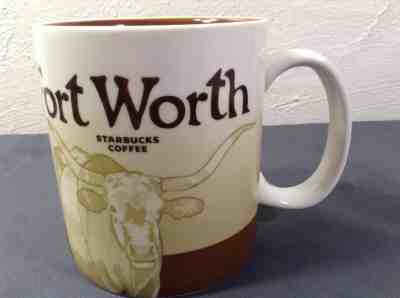 Starbucks 2011 Fort Worth Texas City Series Collector's Mug Longhorn Steer 16oz - Sold on eBay Dec, 11th 2018 for $49.99