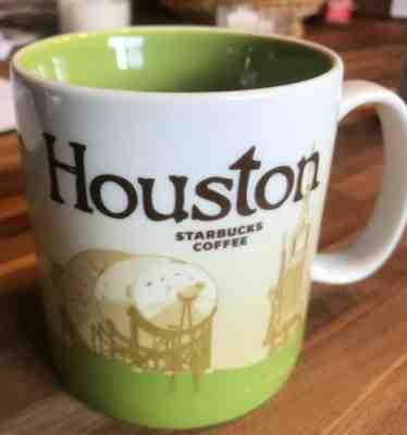 2011 Starbucks HOUSTON TEXAS Global Icon 16 oz Coffee Mug CITY SERIES NASA SPACE - Sold on eBay Feb, 11th 2019 for $9.50