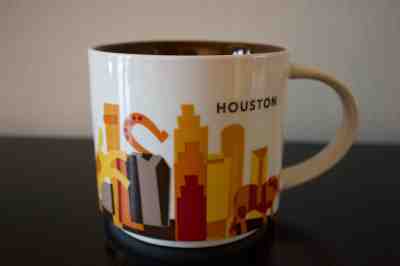 Starbucks 2014 Houston Coffee Mug Texas Skyline You Are Here Collection 14oz - Sold on eBay Feb, 10th 2019 for $24.00