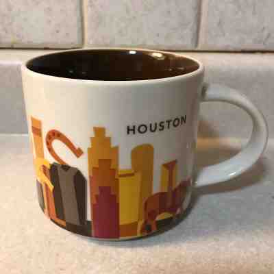 Starbucks you are here HOUSTON mug. New, no box. 2013 - Sold on eBay Feb, 7th 2019 for $35.00