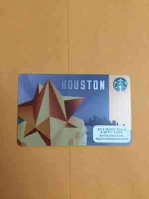 STARBUCKS HOUSTON TEXAS CITY GIFT CARD BRAND NEW, UNUSED, MINT - Sold on eBay Feb, 4th 2019 for $1.50