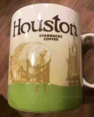 2011 Starbucks HOUSTON Global Icon 16 oz Coffee Mug Cup CITY SERIES Nasa Center - Sold on eBay Feb, 3rd 2019 for $9.50