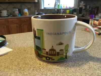 Starbucks YOU ARE HERE coffee mug Indianapolis Great condition Free shipping - Sold on eBay Feb, 9th 2019 for $15.00